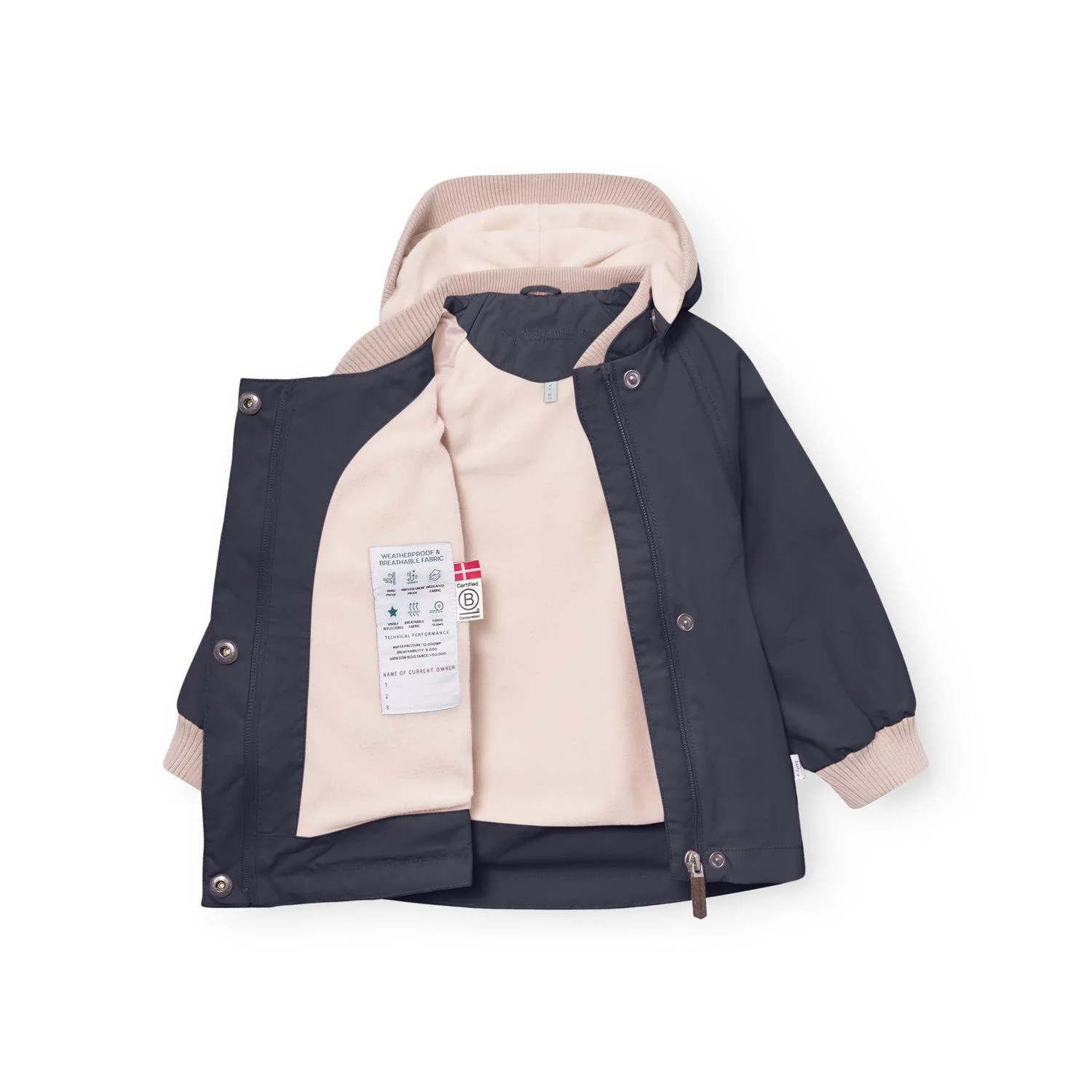 MATWAI fleece lined jacket Ombre Blue - Image 3