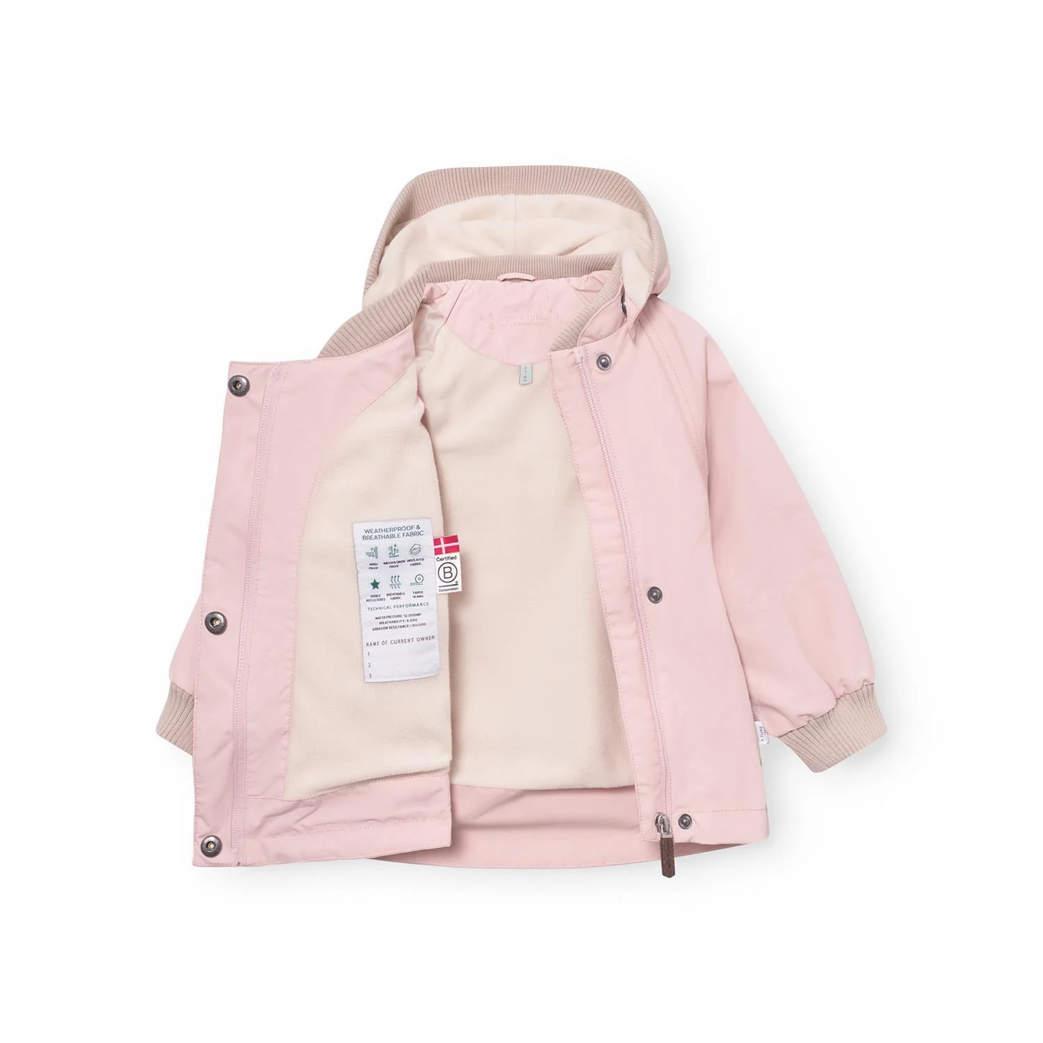 MATWAI fleece lined jacket Rose Smoke - Image 2