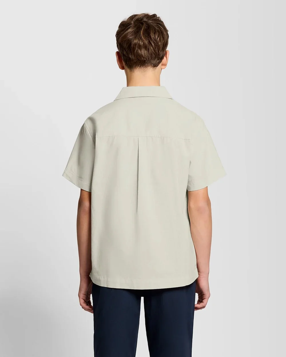Linen Blend SS Shirt  Cove - Image 3