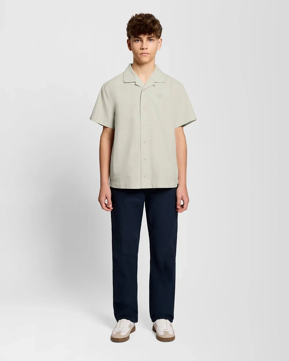 Linen Blend SS Shirt  Cove - Image 4