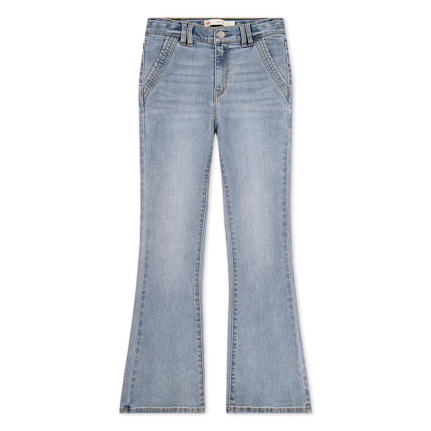 726 FLARE W/ POCKET DETAIL  Worn In Blue