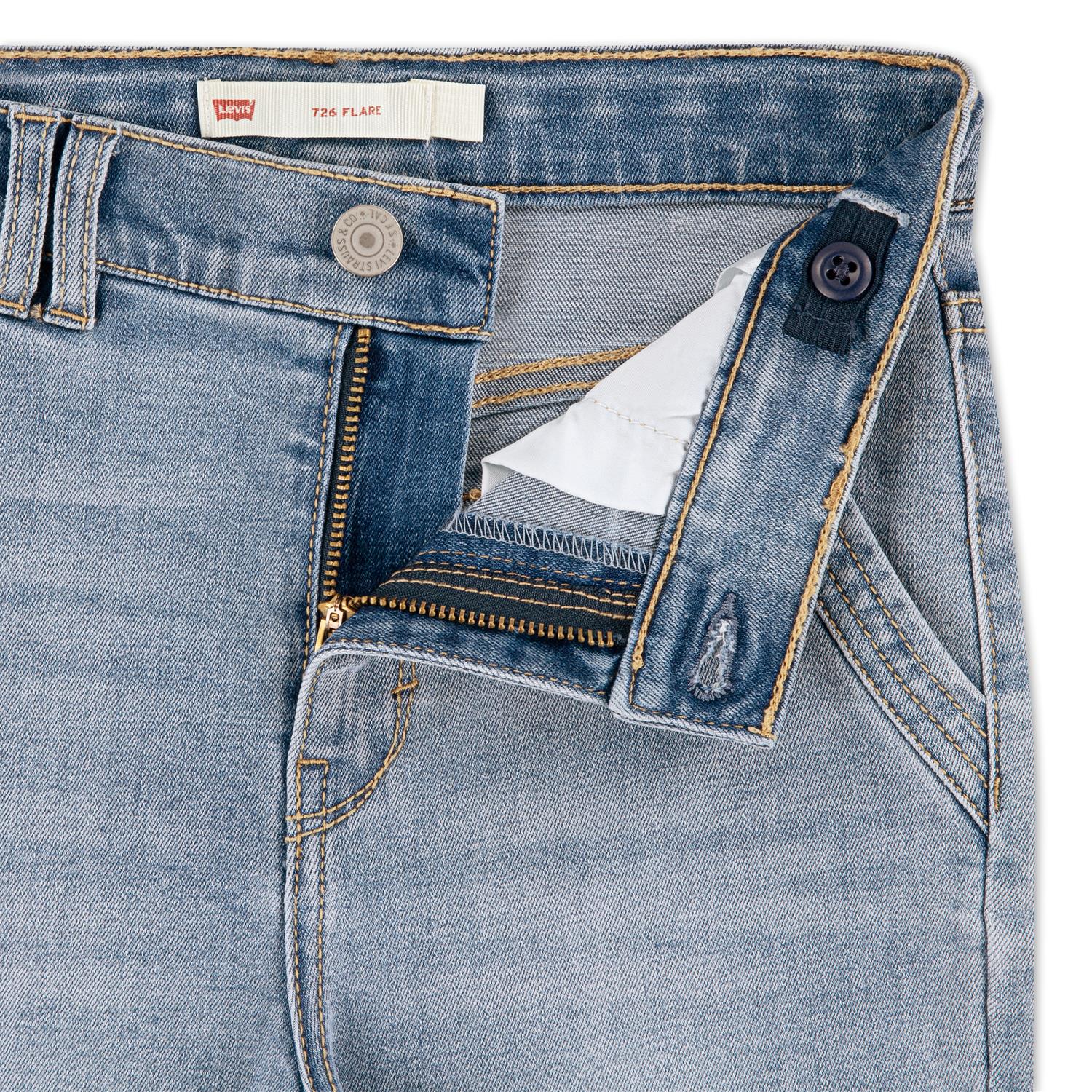 726 FLARE W/ POCKET DETAIL  Worn In Blue - Image 3