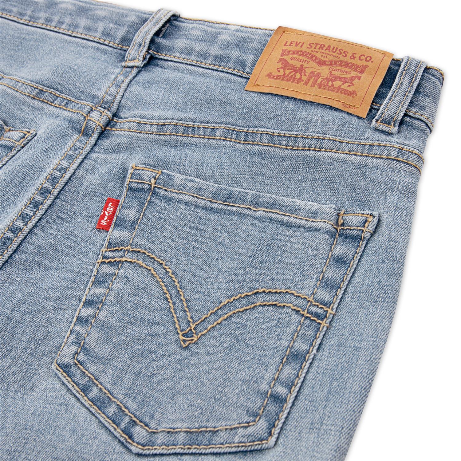 726 FLARE W/ POCKET DETAIL  Worn In Blue - Image 4