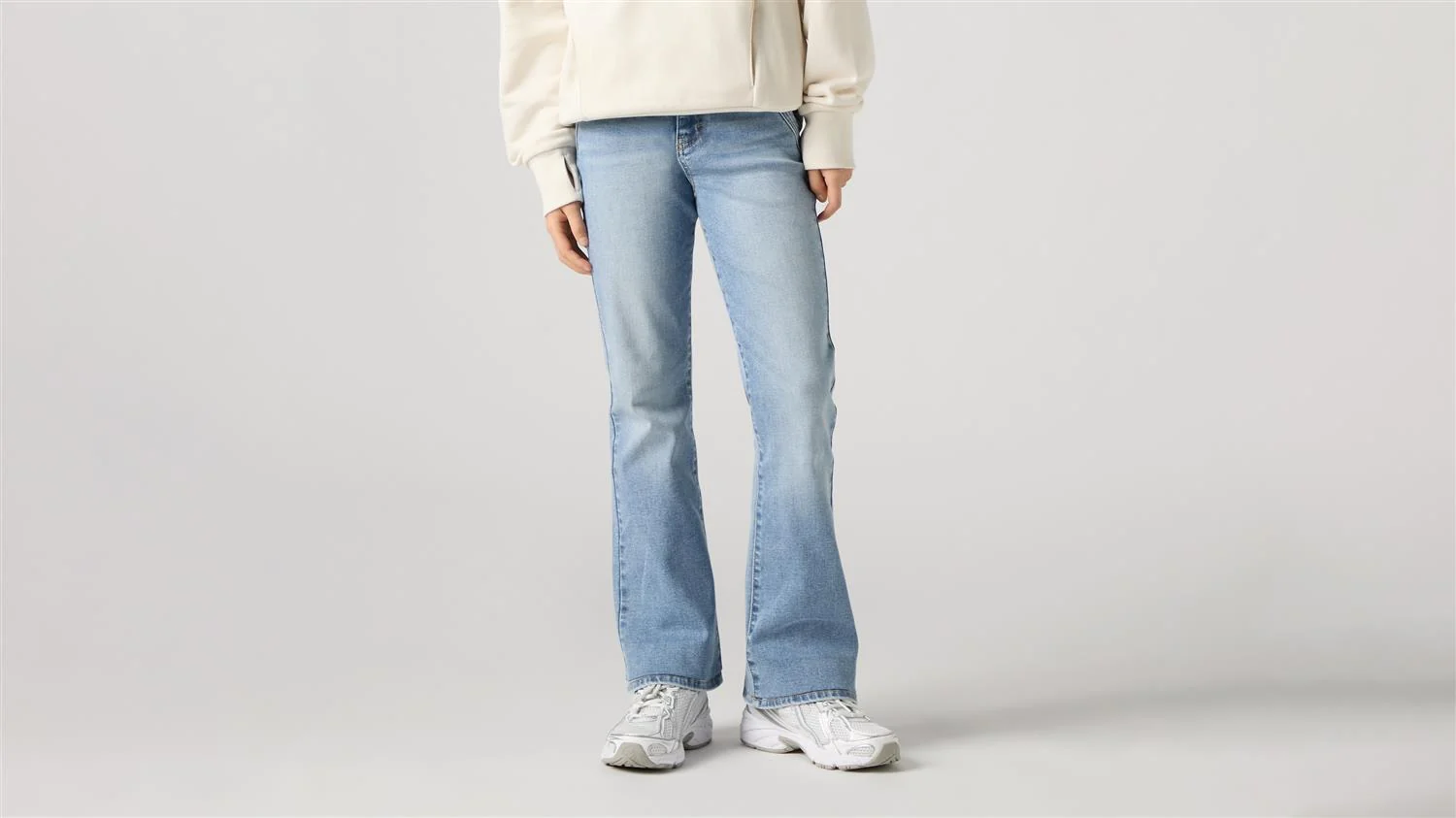 726 FLARE W/ POCKET DETAIL  Worn In Blue - Image 7