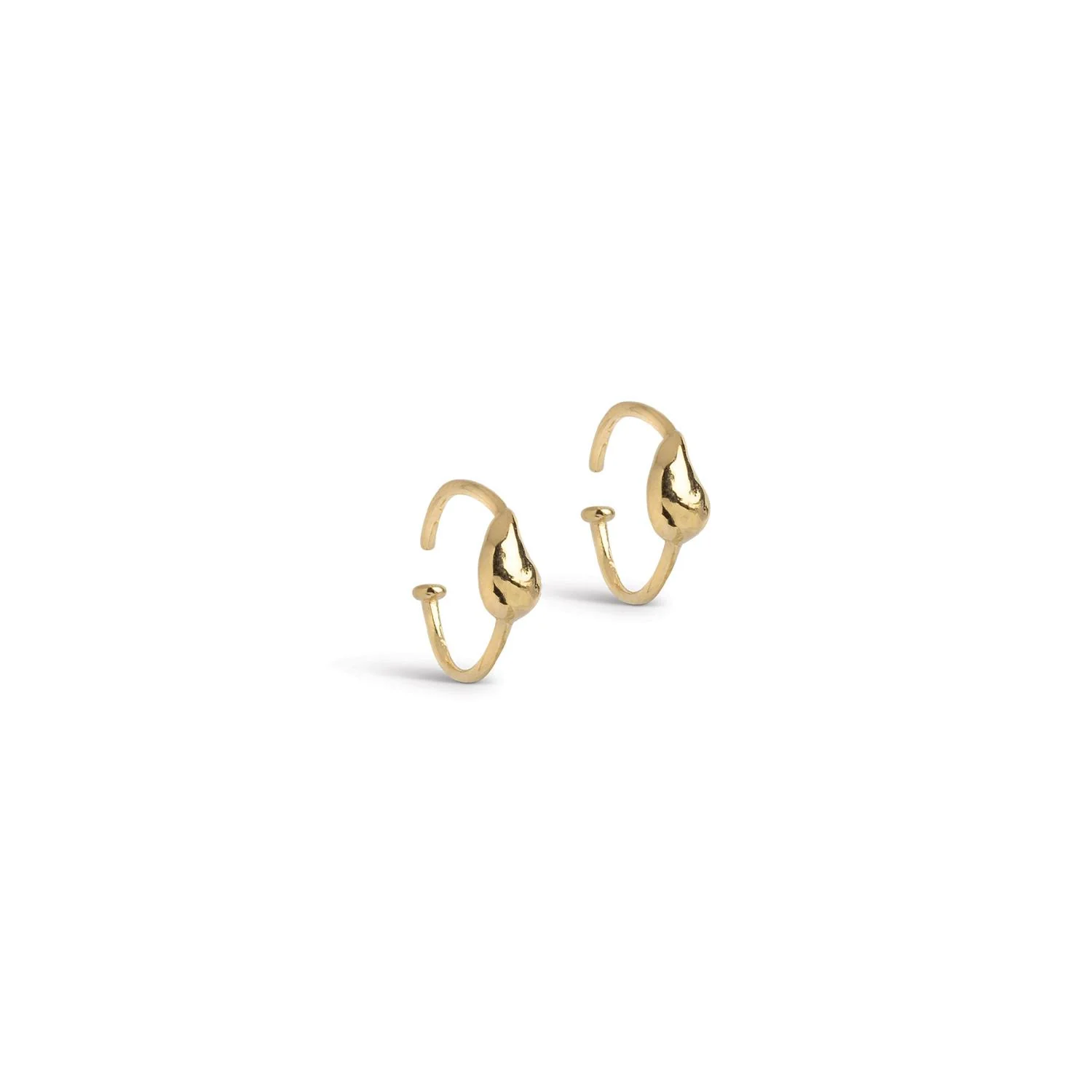 Hoops, Twistie drop 925S/Gp