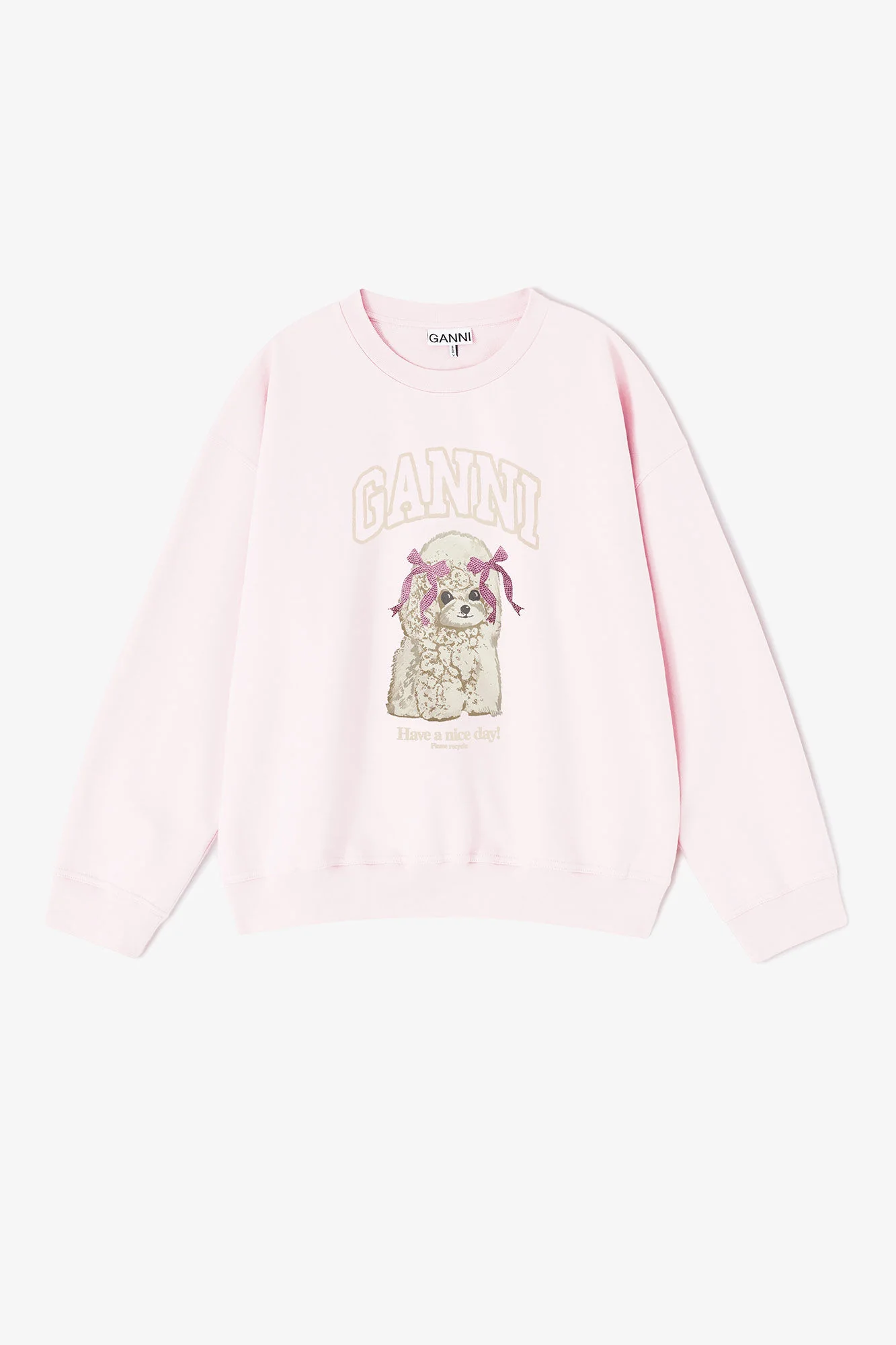 Isoli crewneck Printed Puddle Chalk Pink