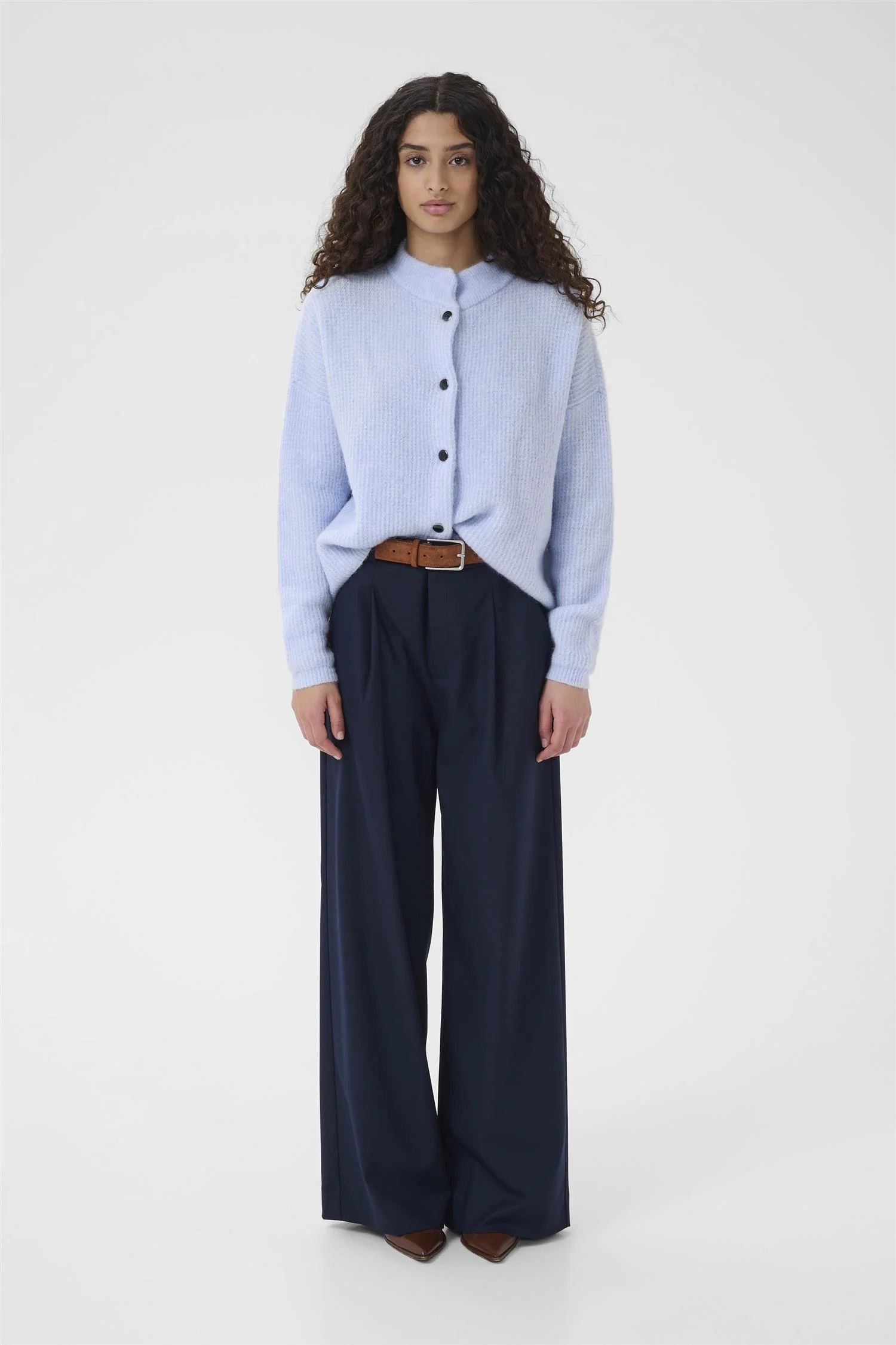 Alpha Short Cardigan Centaurea Mélange - Image 7