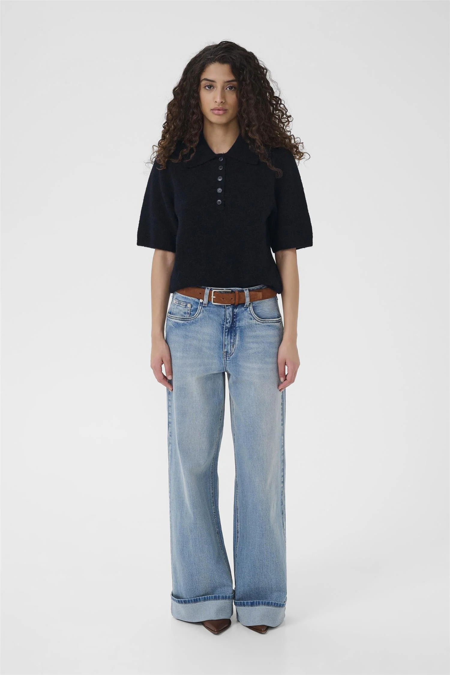 Alpha SS Polo Pullover  Skycaptain Mélange - Image 10