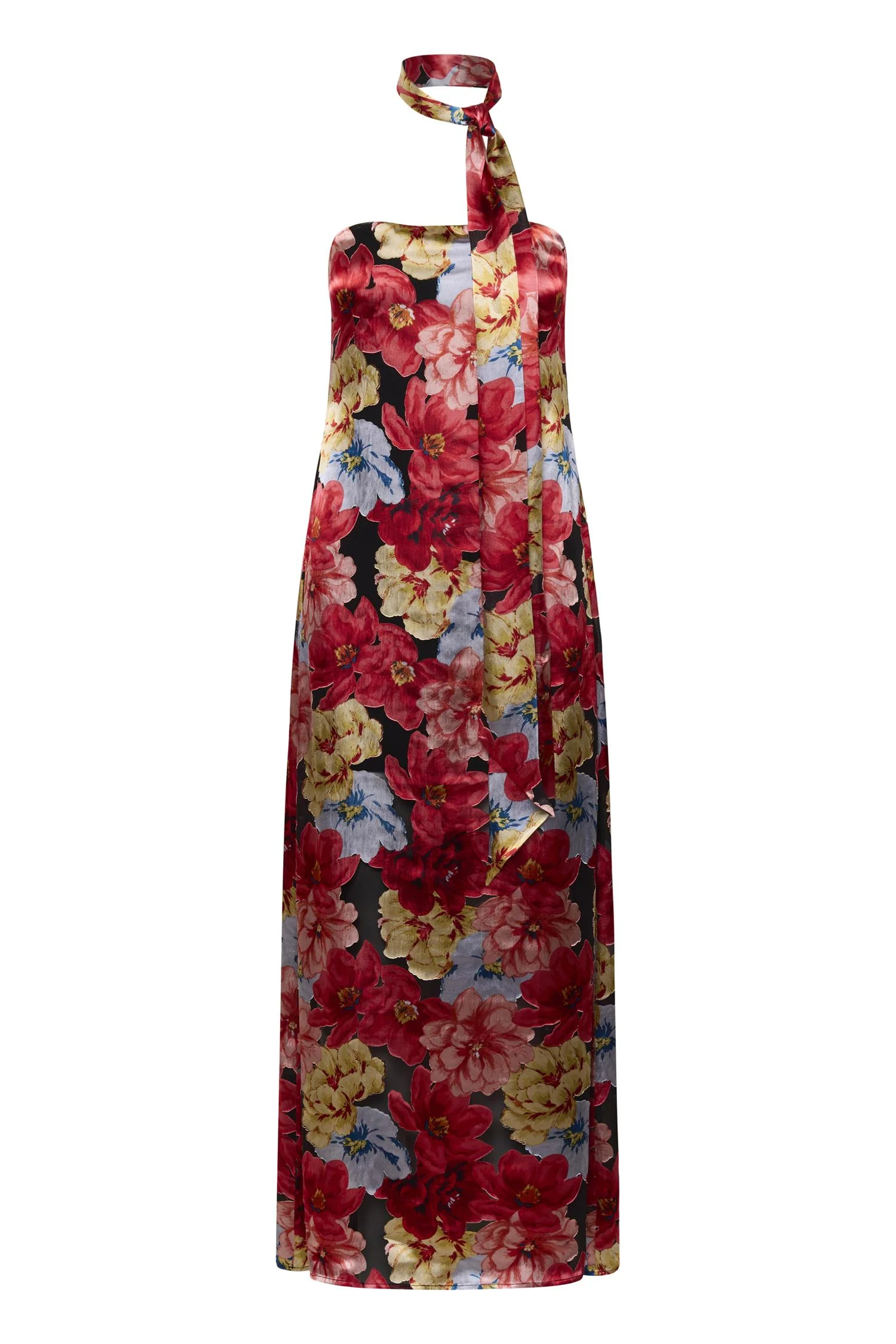 Sigrida P Silk Dress Dessert Flower Multi