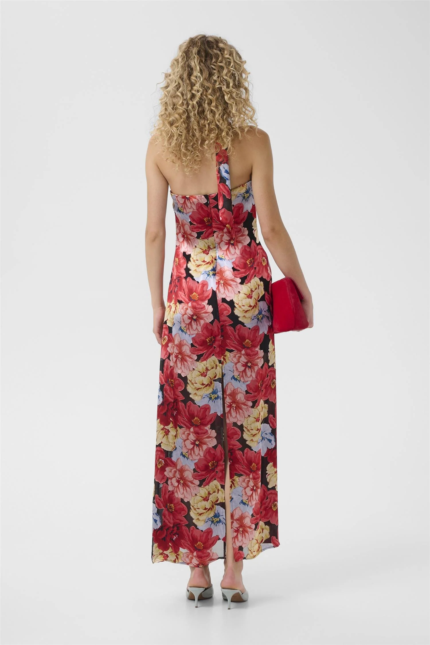 Sigrida P Silk Dress Dessert Flower Multi - Image 5