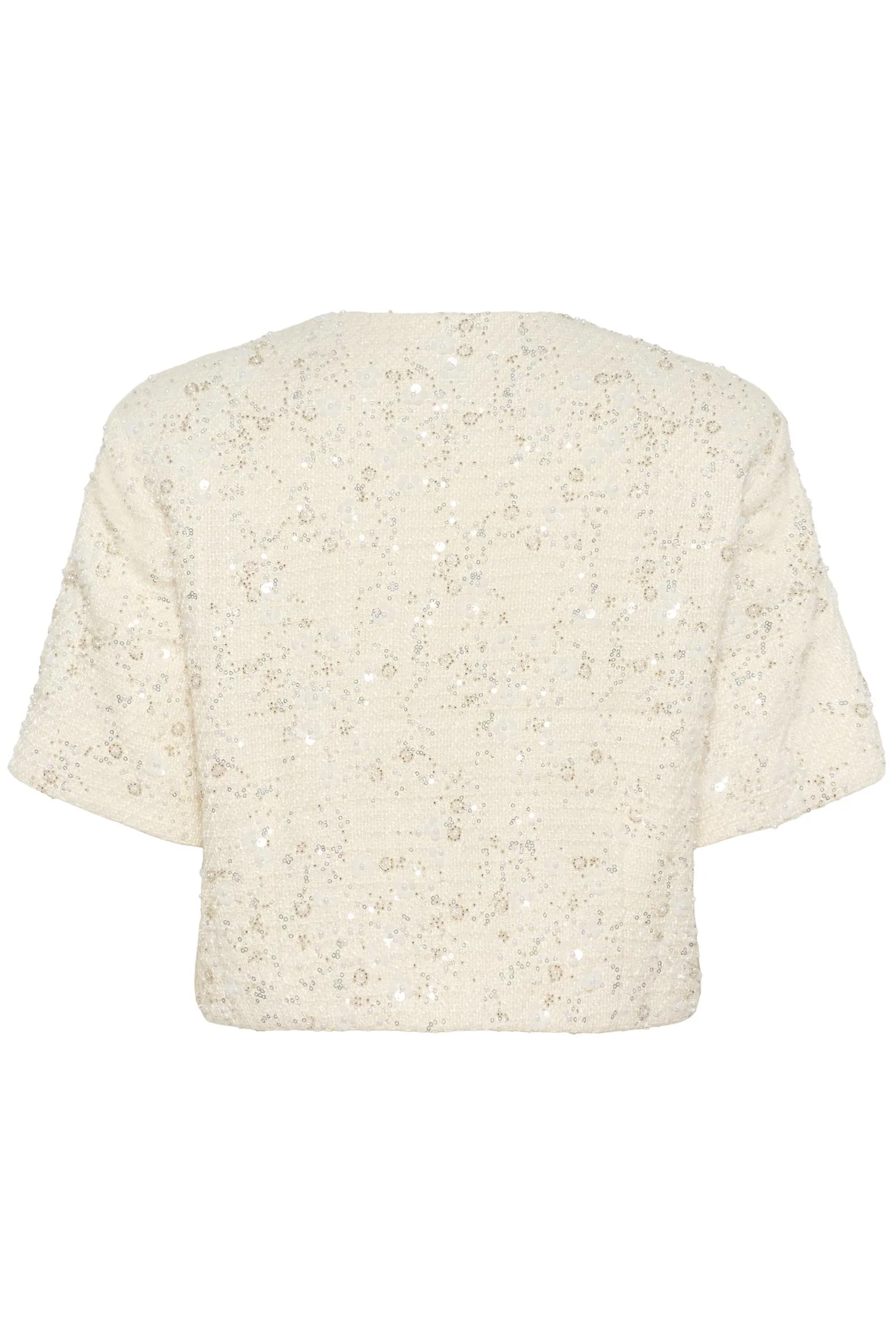 Chanaya SS Jacket Off White Pearls - Image 2