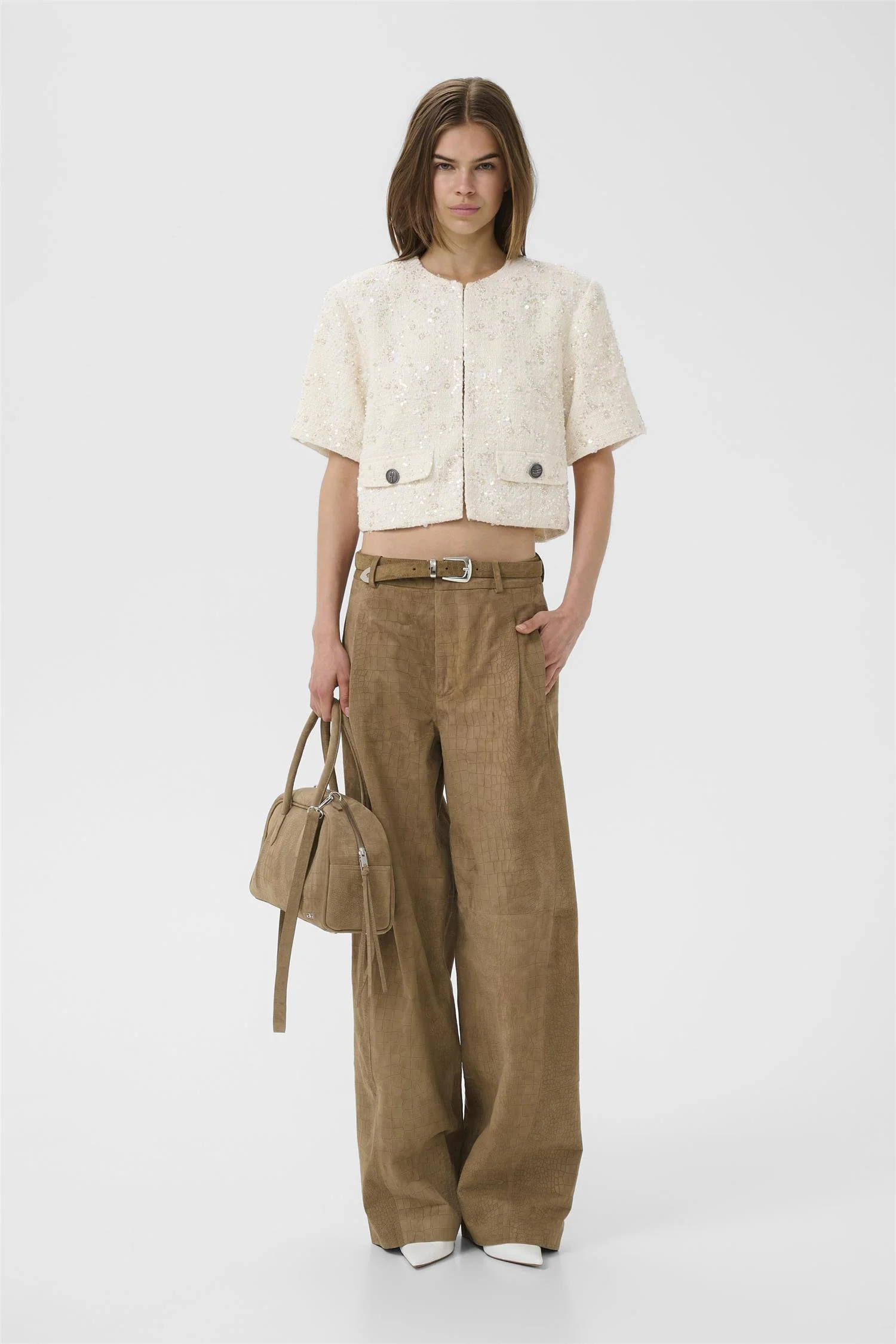 Chanaya SS Jacket Off White Pearls - Image 4