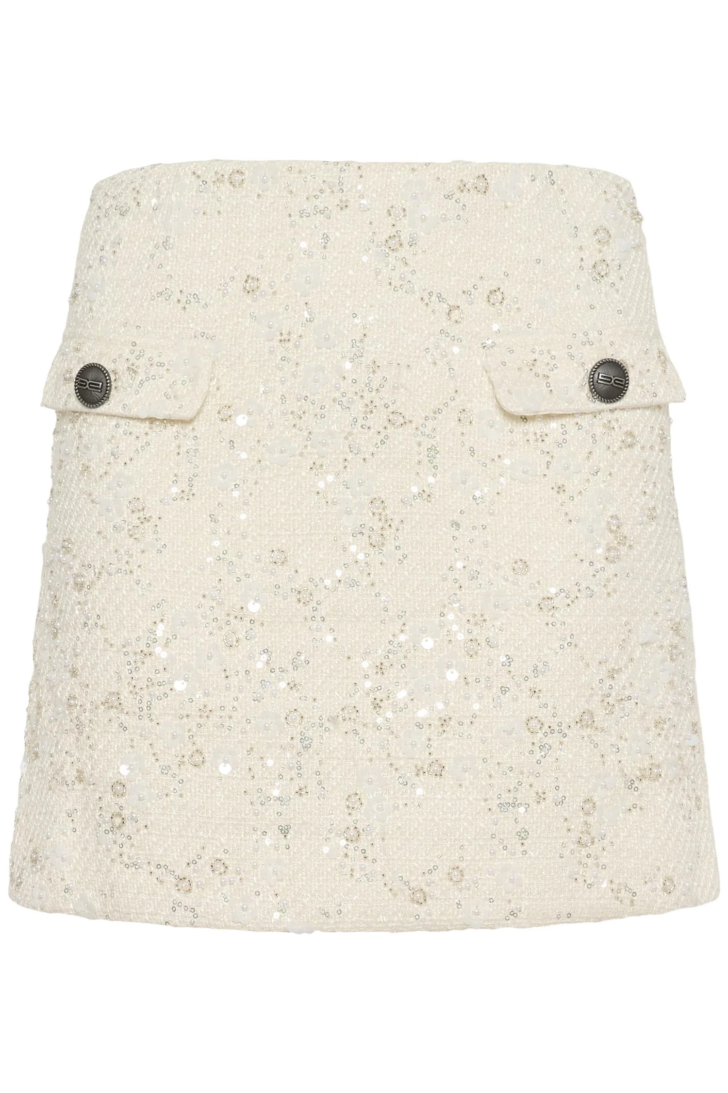 Chanaya MW Skirt Off White Pearls