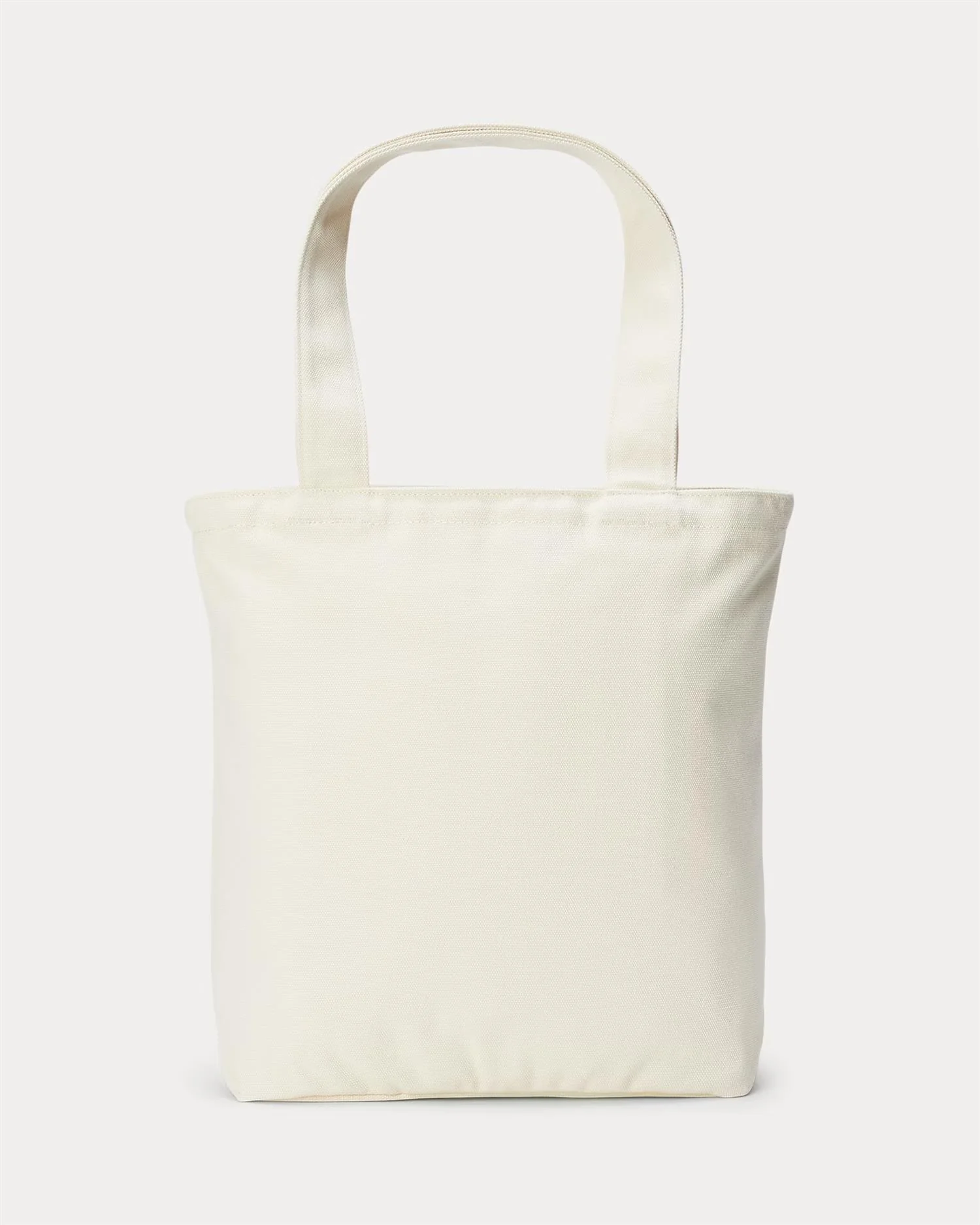 Polo Bear Cotton Canvas Tote Creme - Image 2