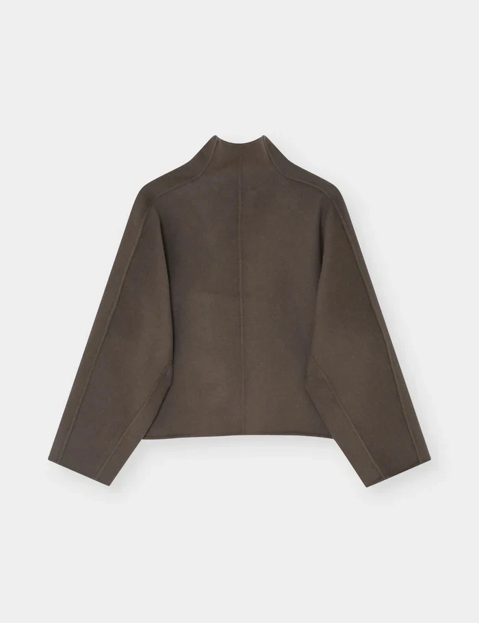 Ramsey - Double Faced Wool  Walnut - Image 4