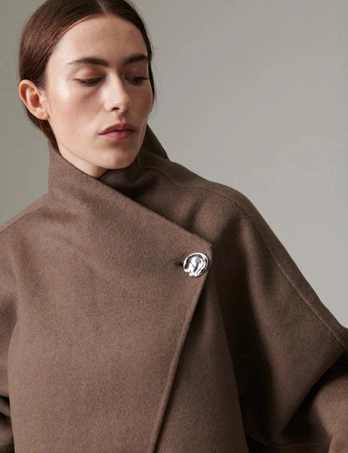 Ramsey - Double Faced Wool  Walnut - Image 5
