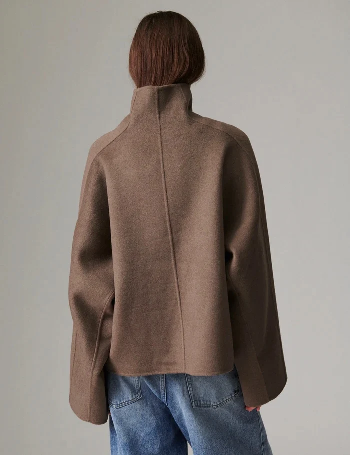 Ramsey - Double Faced Wool  Walnut - Image 6