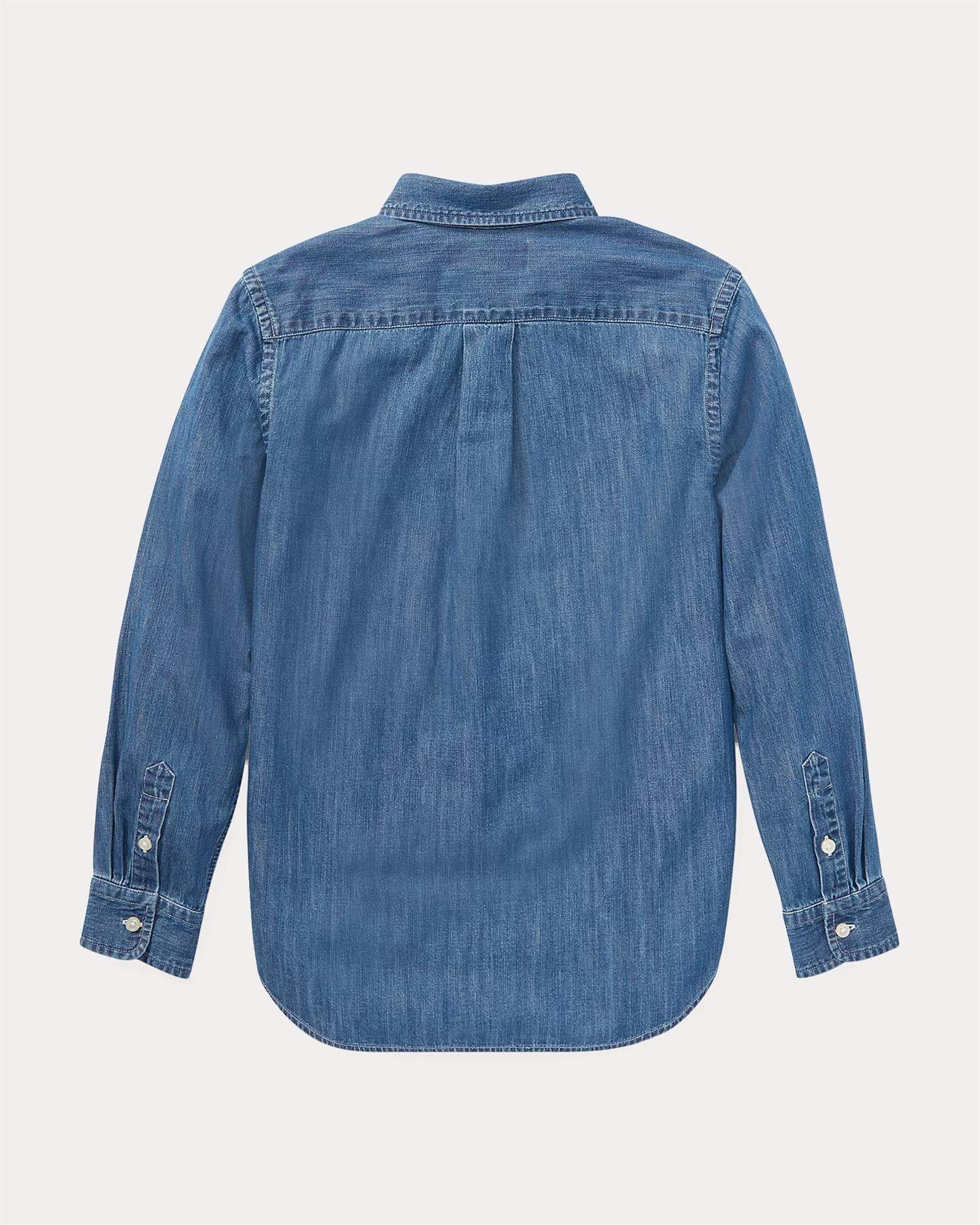 LS BD-TOPS-SHIRT  Dk Blue - Image 2