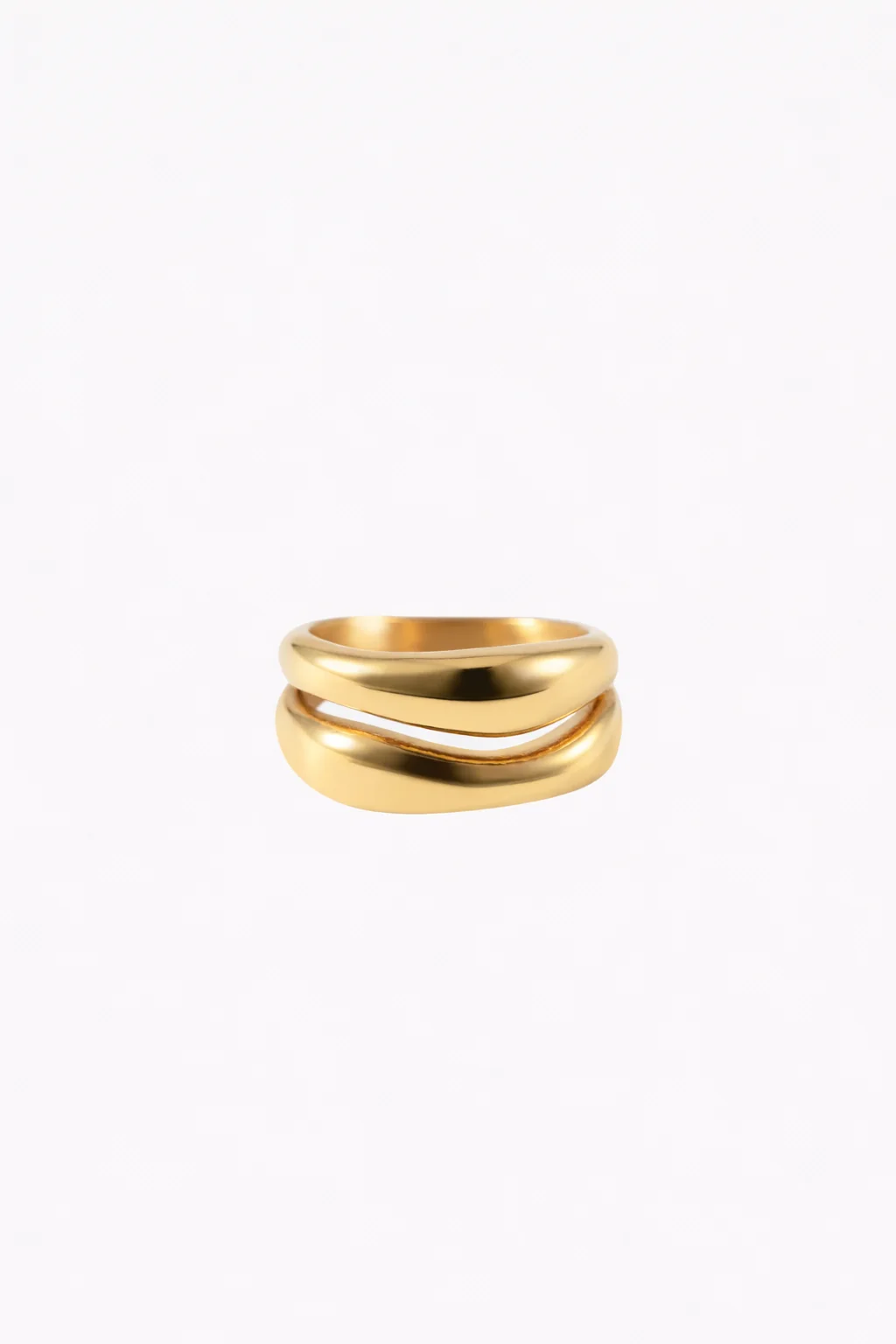 The Curved Ring Gold