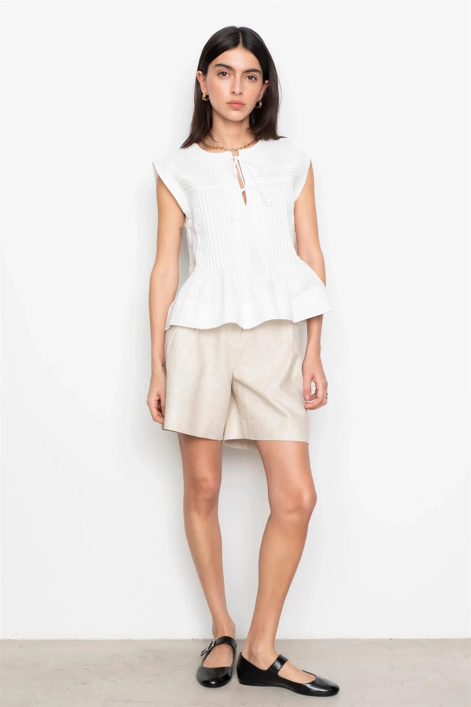 Daria Shorts  Sand Melange - Image 4