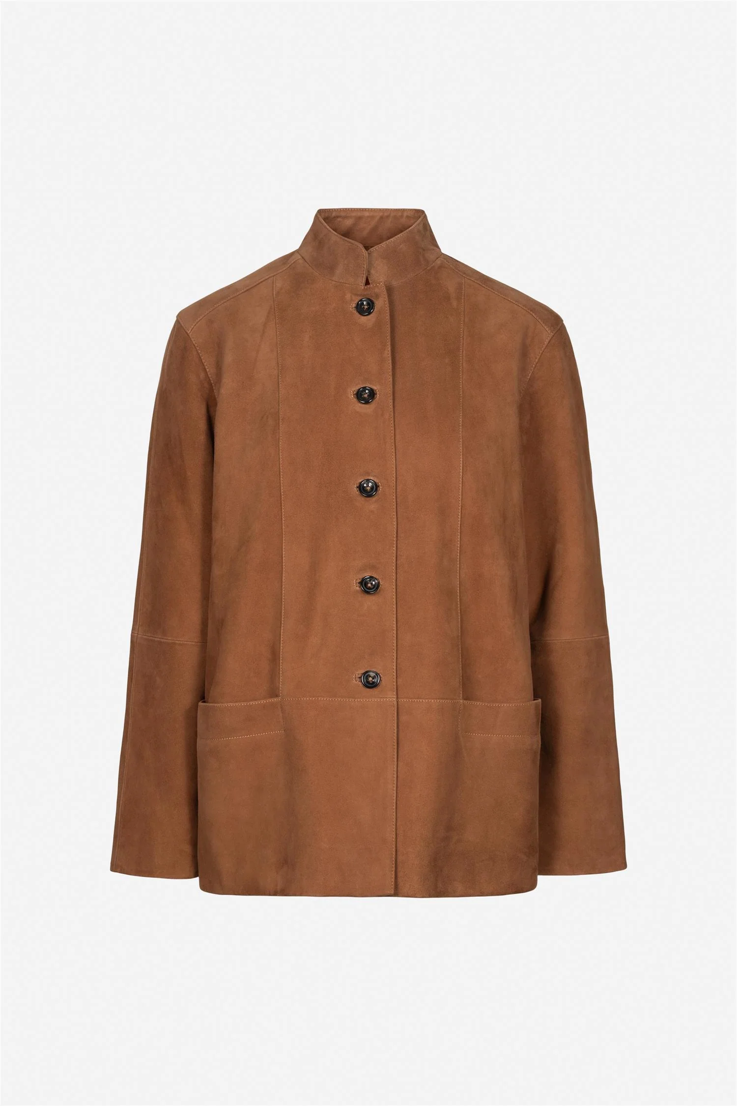 Lauren Leather Jacket Camel Suede