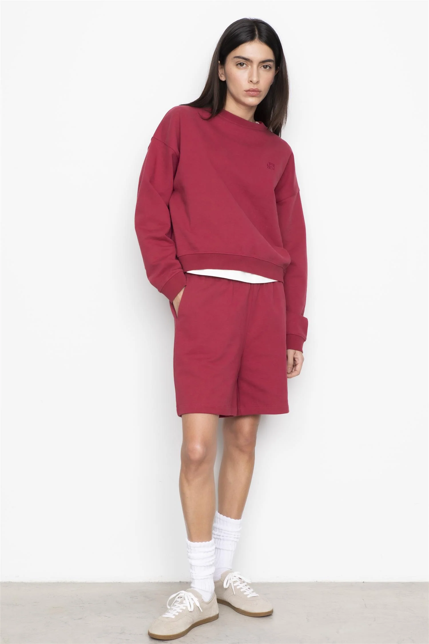 Maggy Sweatshorts Berry - Image 2