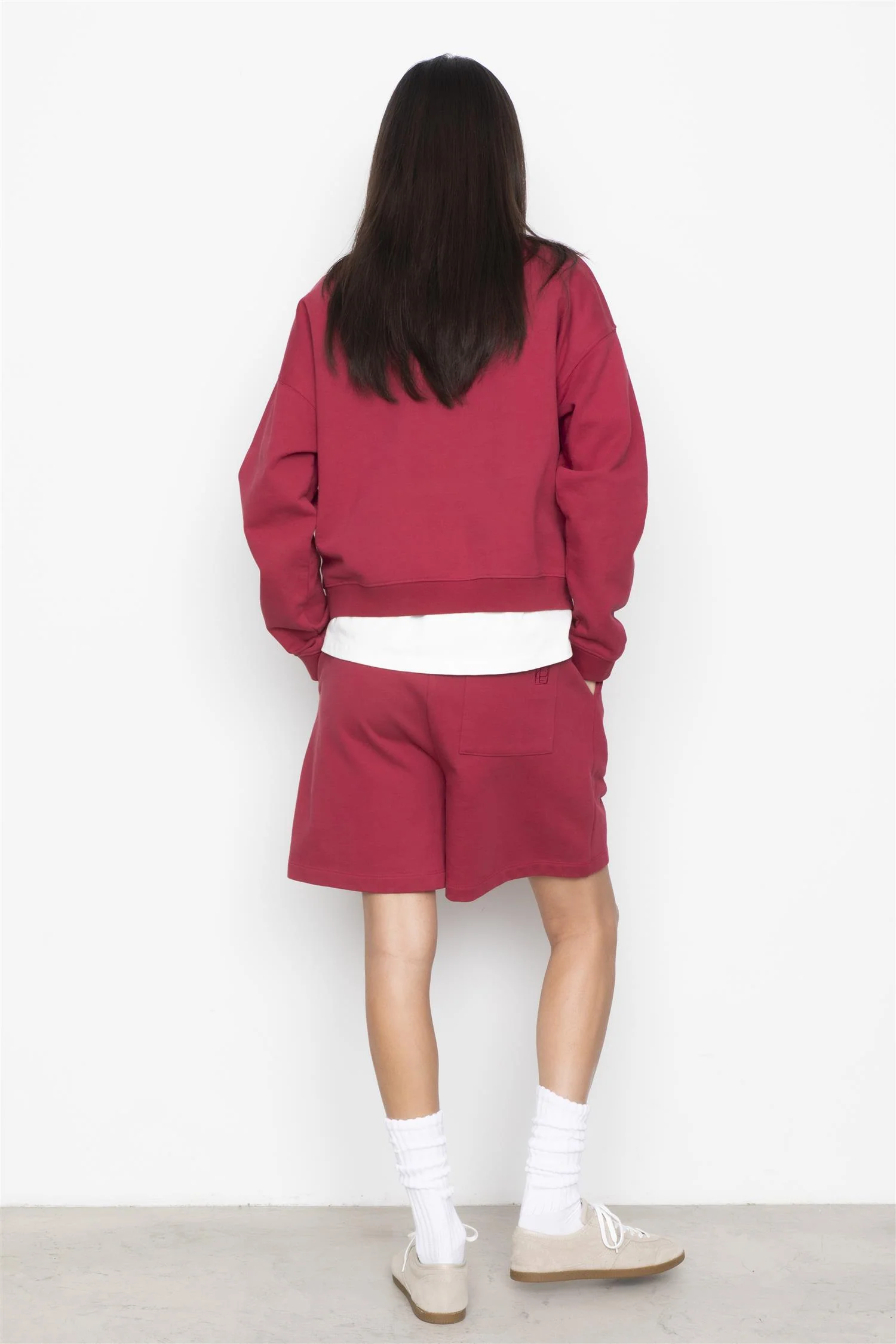 Maggy Sweatshorts Berry - Image 3