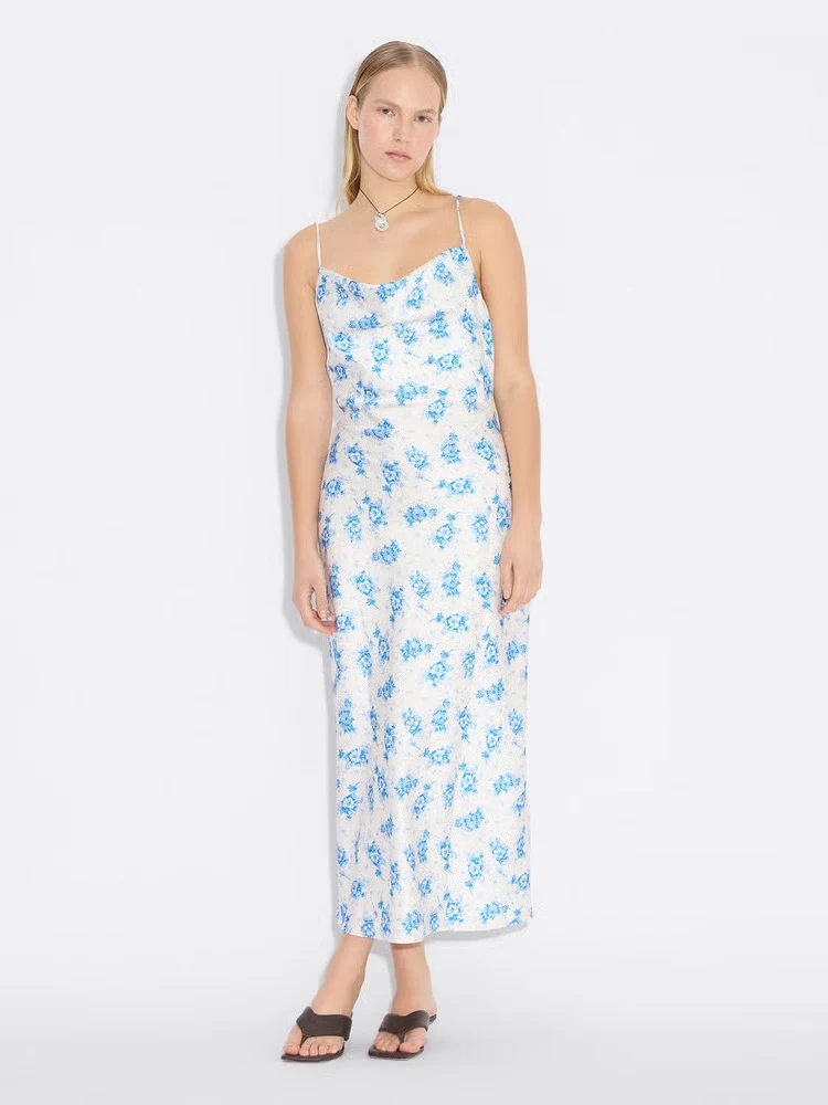 Eila Print Dress Ecru Mix - Image 2