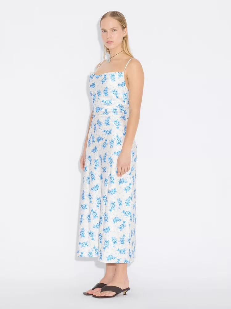 Eila Print Dress Ecru Mix - Image 3