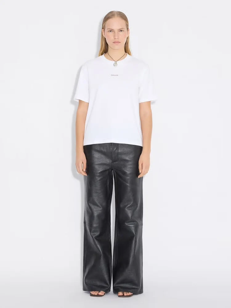 Gingham Tee White - Image 3