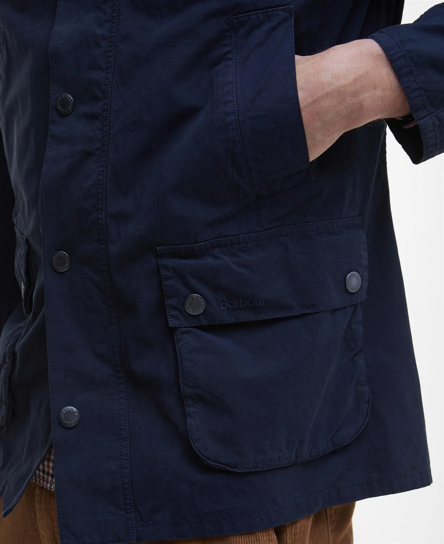 BARBOUR Ashby Casual Jacket Navy - Image 4