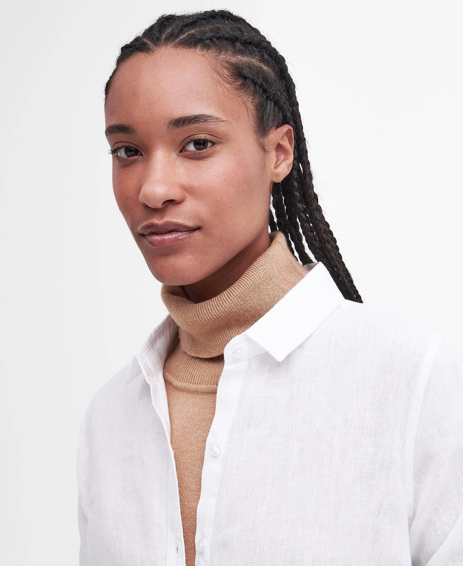 Barbour Marine Shirt White - Image 4