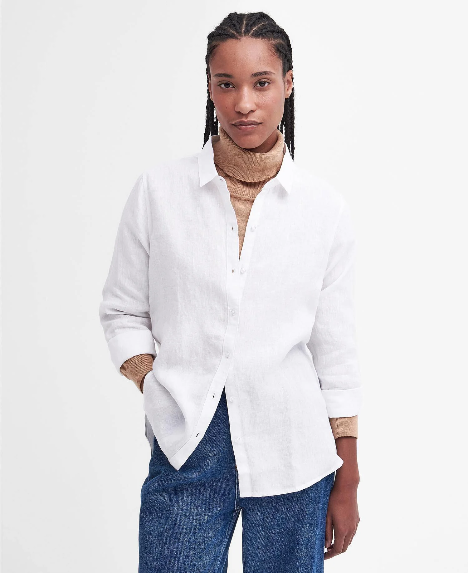 Barbour Marine Shirt White - Image 6