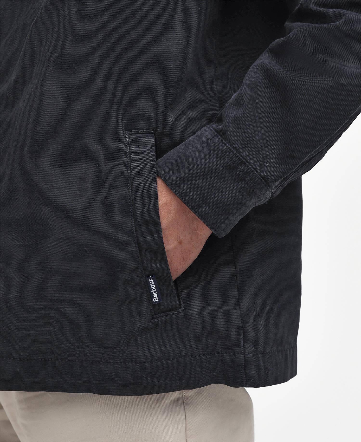 Barbour Washed Oversh  Navy - Image 6