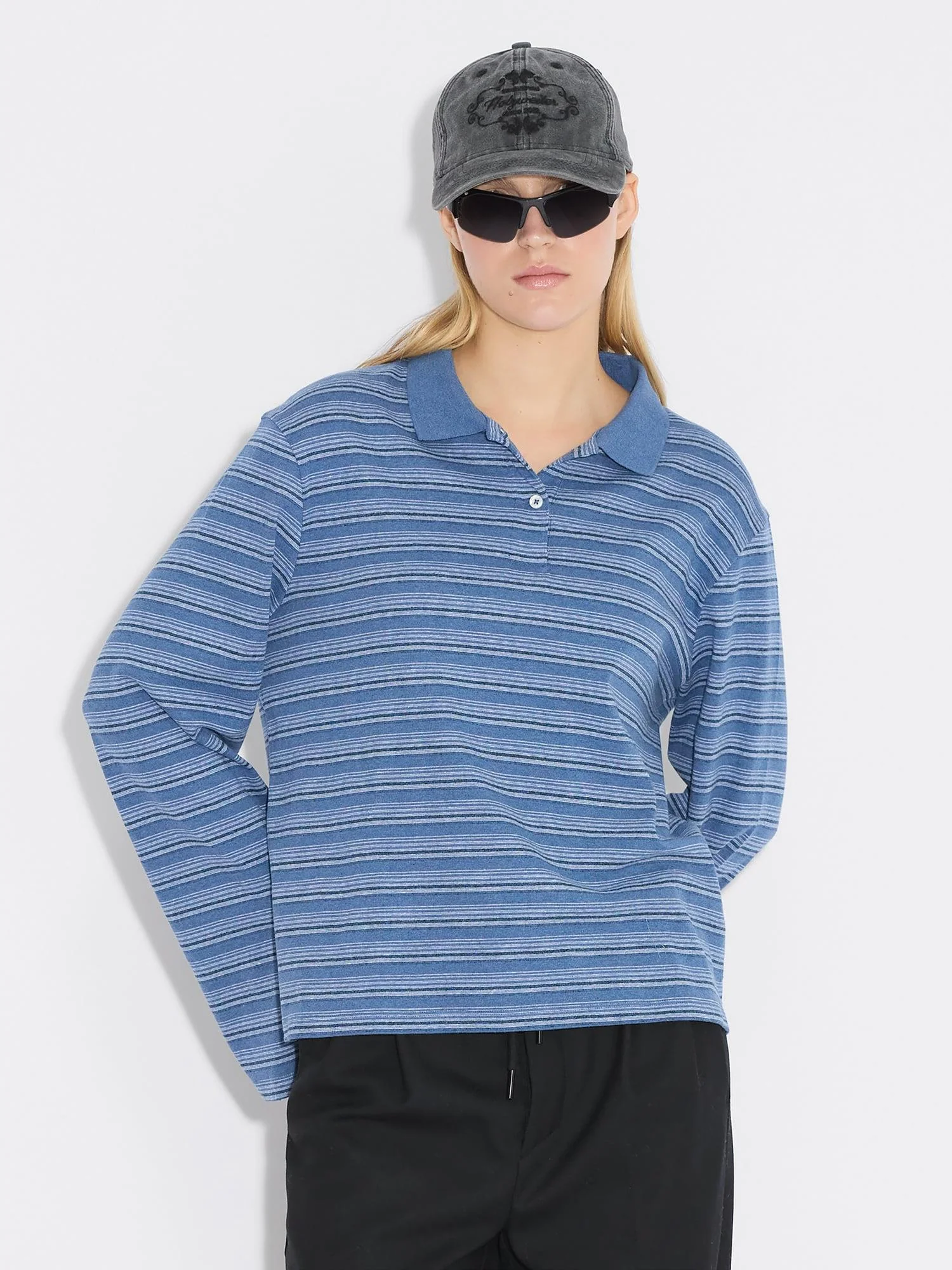 Sunny Polo Blue Stripe - Image 4
