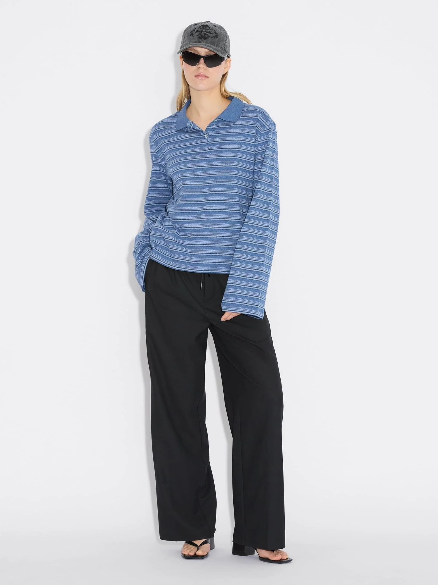 Sunny Polo Blue Stripe - Image 6