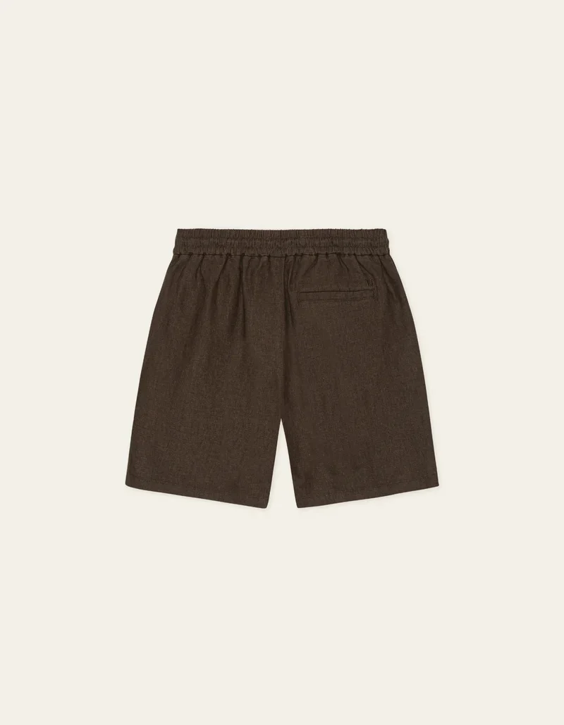 Otto Linen Shorts  Delicioso Brown - Image 2