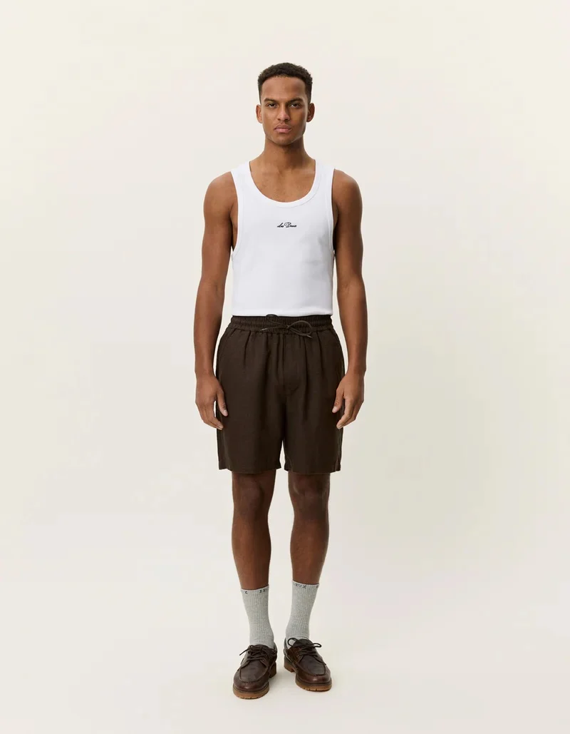 Otto Linen Shorts  Delicioso Brown - Image 3