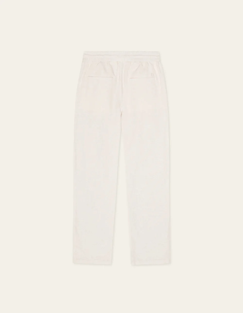 Patrick Linen Pants  Eggnog White - Image 2