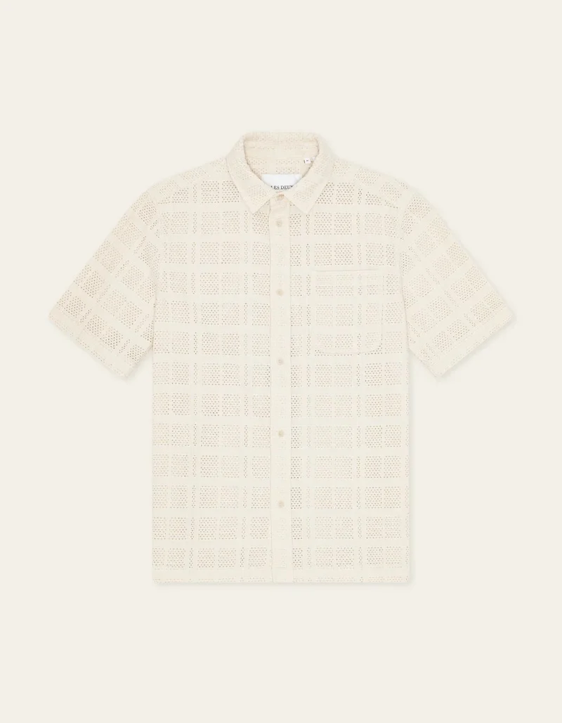 Charlie SS Shirt  Ivory