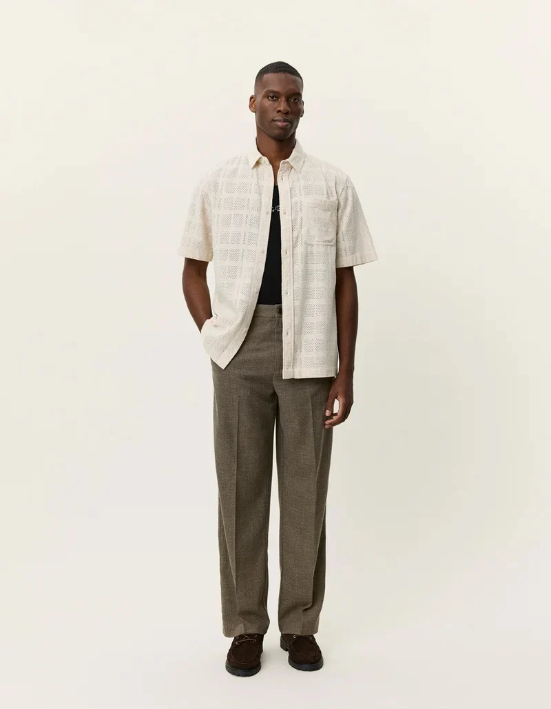 Charlie SS Shirt  Ivory - Image 3