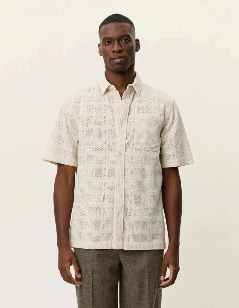 Charlie SS Shirt  Ivory - Image 6