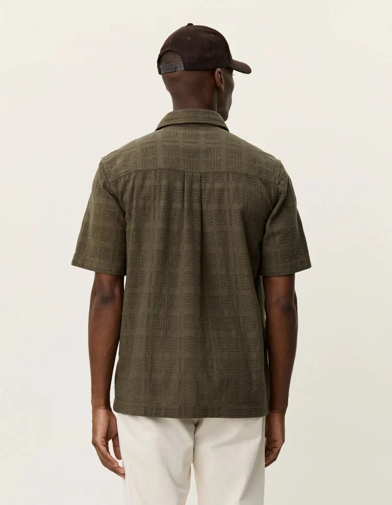 Charlie SS Shirt  Olive Night Green - Image 5