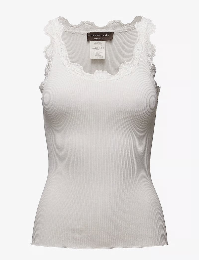 RWBabette SL U-neck Lace Top New White