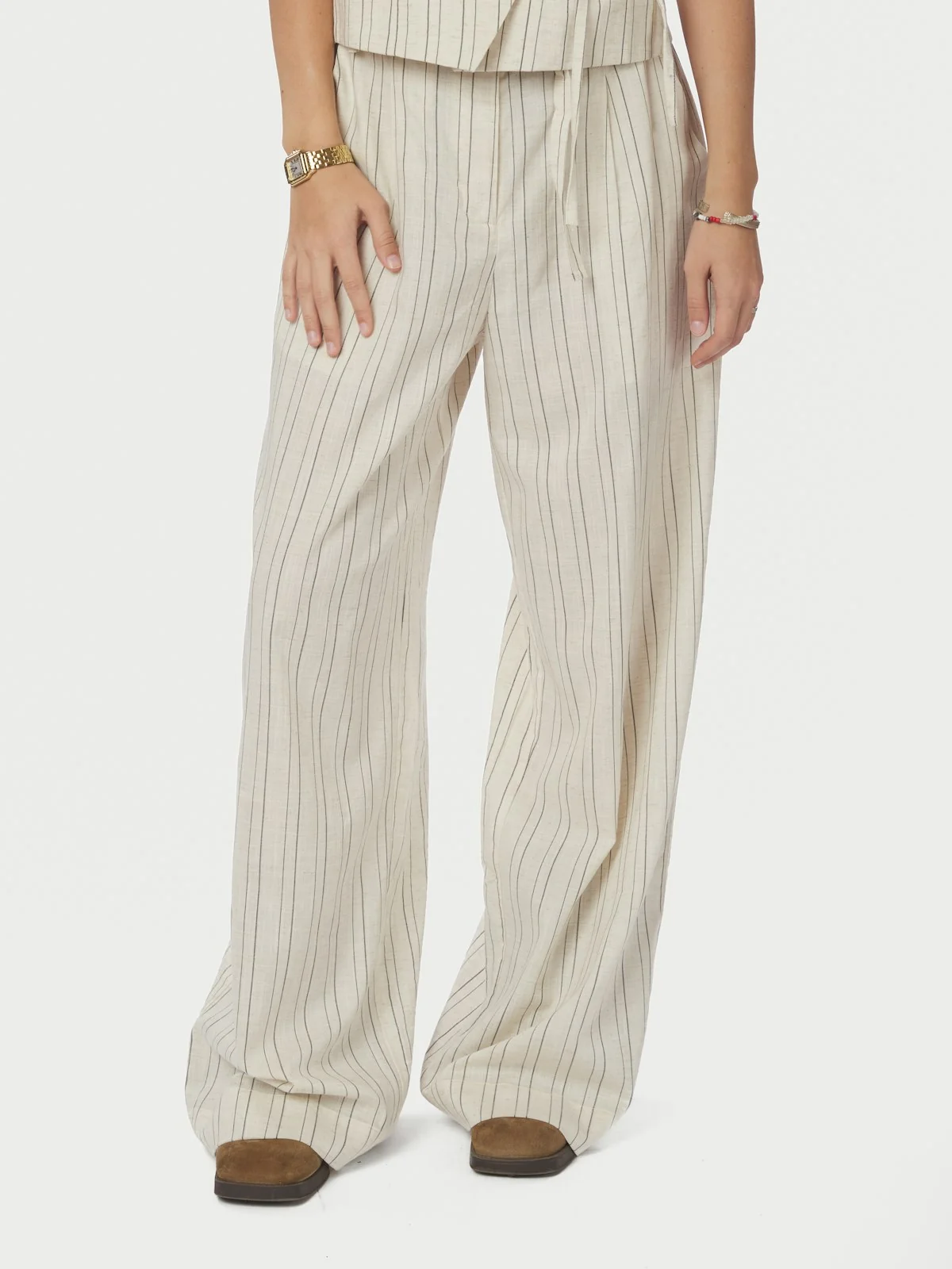 Malba Stripe Pants  Natural - Image 3