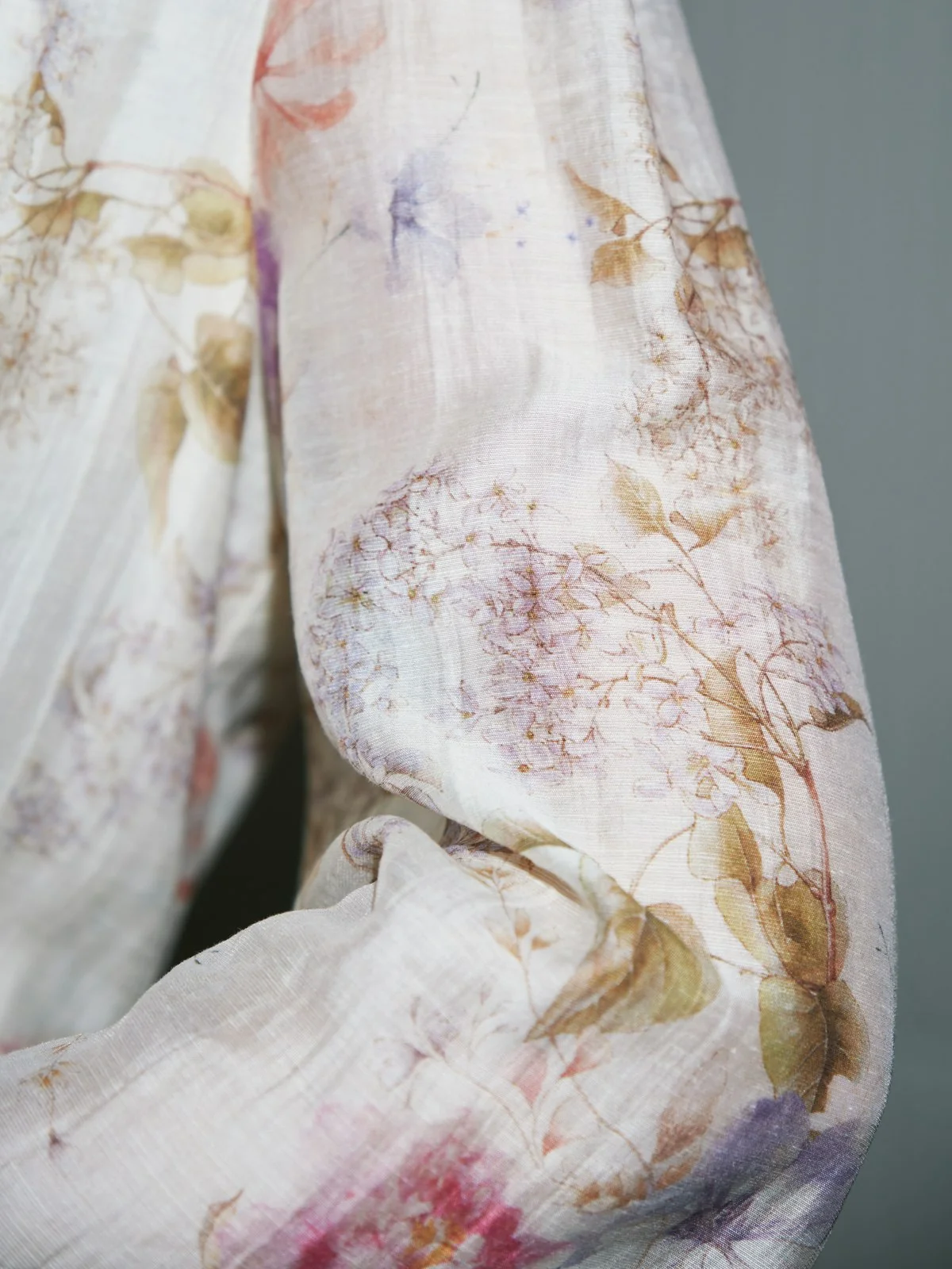 Silfi Vintage Flower Dress Off White - Image 3
