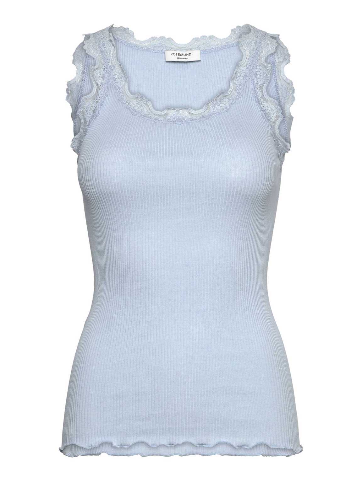 RWBabette Silk U-neck  Nantucket Blue