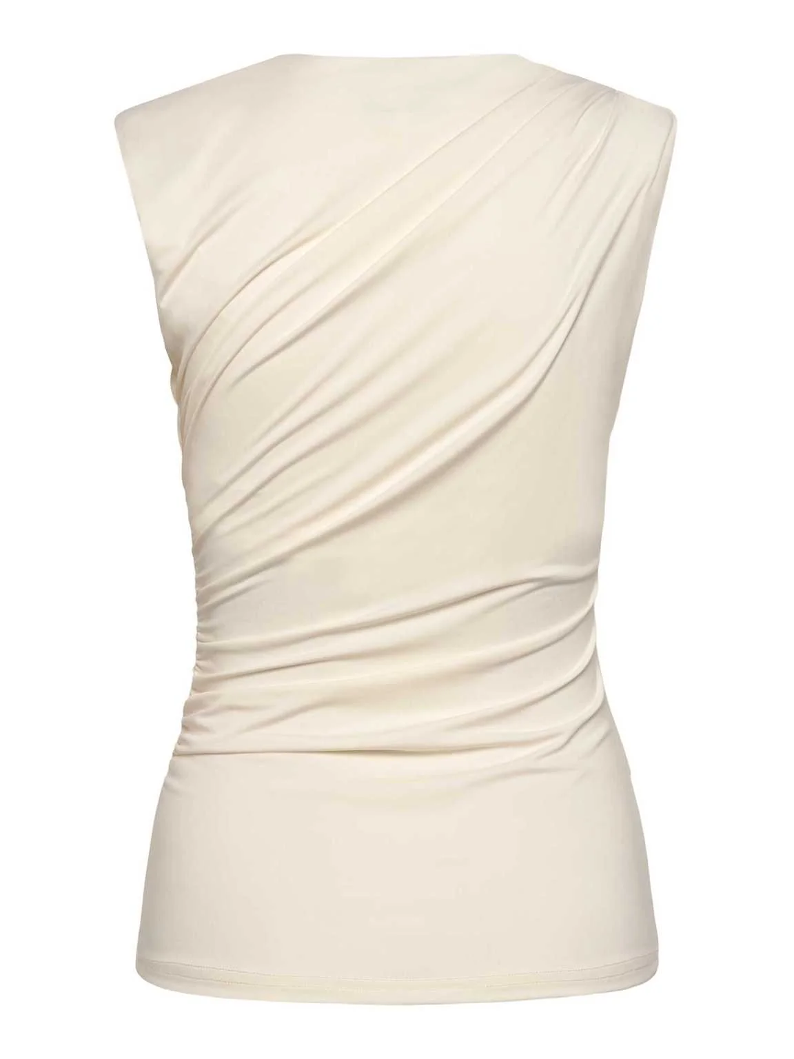 RWBillie SL Drape Top  Ivory - Image 2