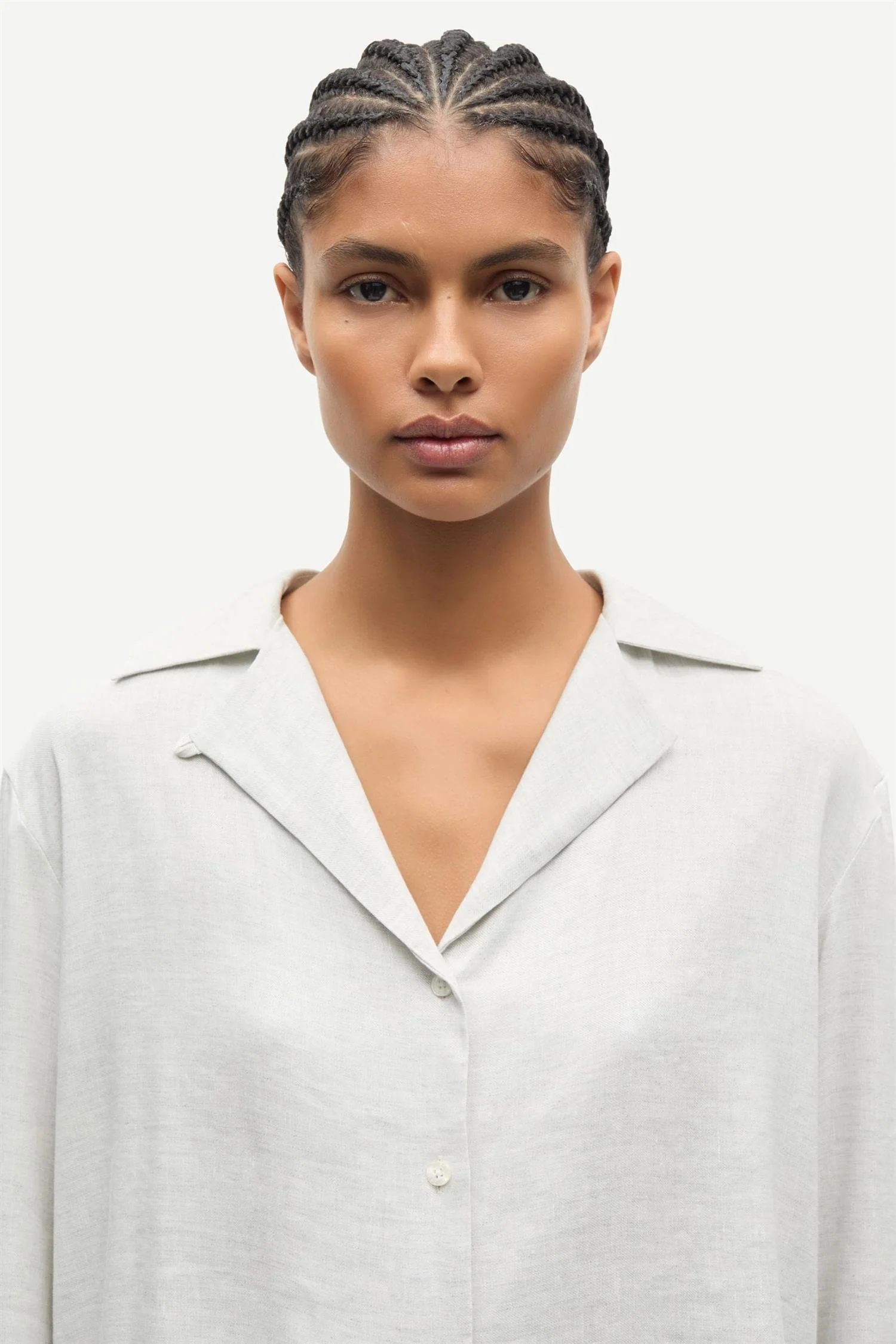 Saiben Shirt 15931 Light Grey Mel. - Image 2