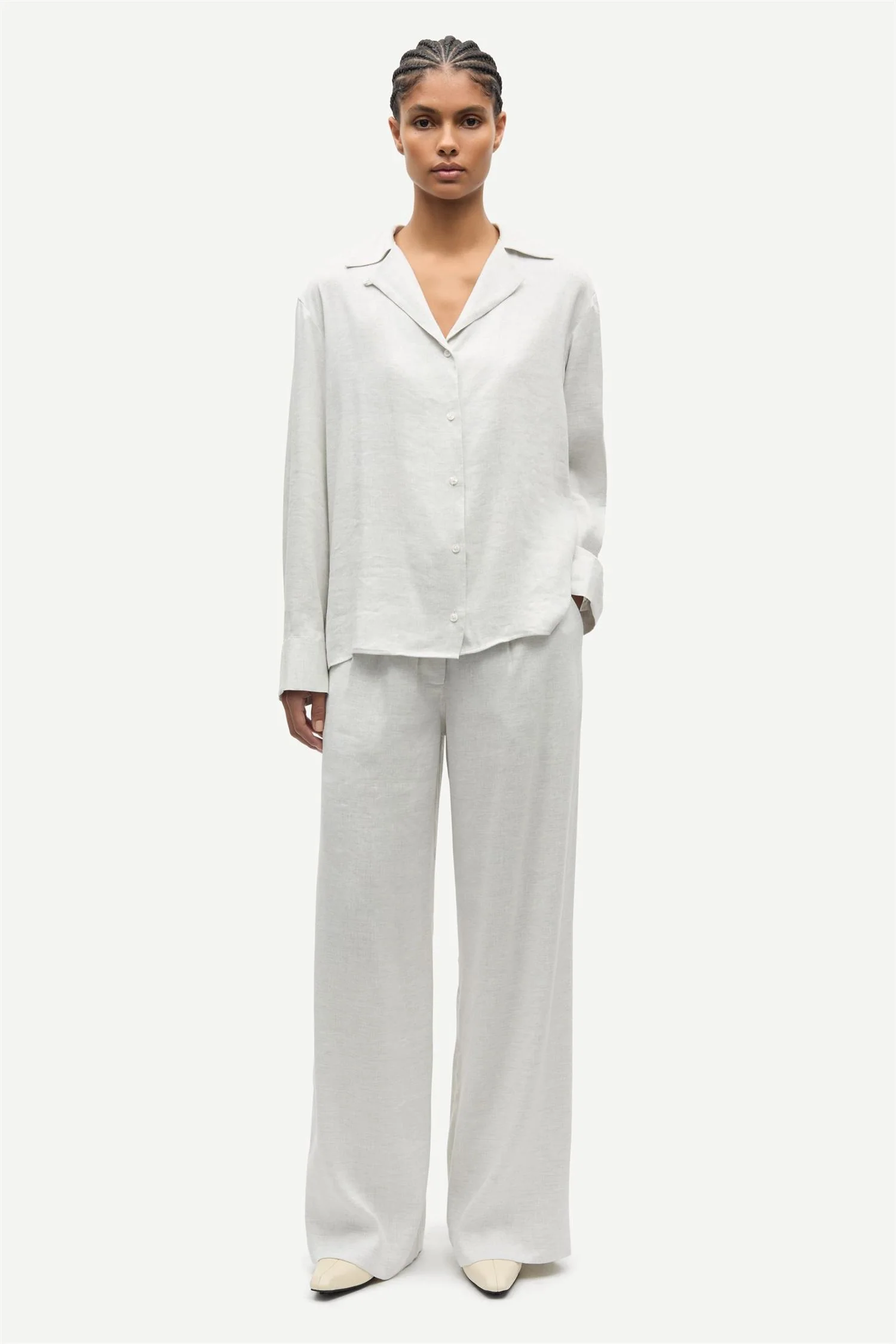 Saiben Shirt 15931 Light Grey Mel. - Image 4